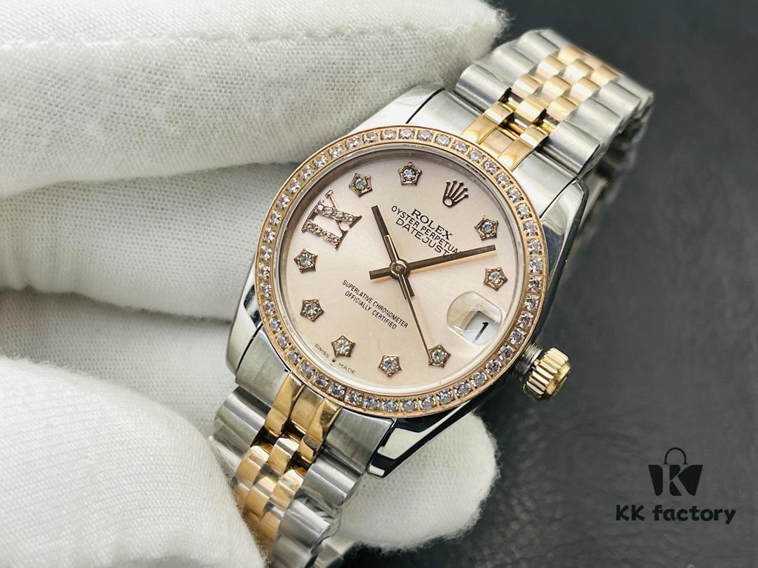 VR Factory 2023 Highly Recommended - Original Mould, Market's Highest Version Rolex Datejust Series (Consistent with Genuine, Top Quality in Market) Mechanical Watch with Datejust 2836 Movement