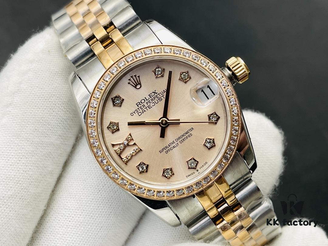 VR Factory 2023 Highly Recommended - Original Mould, Market's Highest Version Rolex Datejust Series (Consistent with Genuine, Top Quality in Market) Mechanical Watch with Datejust 2836 Movement