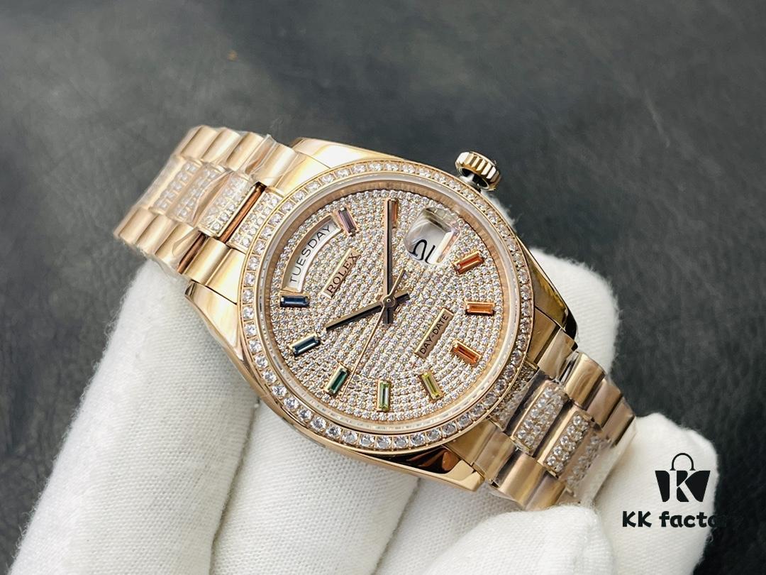 VR Factory 2023 Highly Recommended Newest Style Rainbow Gradient Sapphire Starry Sky Rolex Datejust 36MM Series
