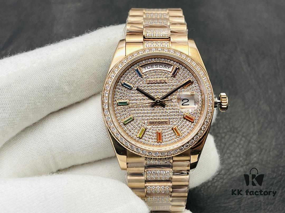 VR Factory 2023 Highly Recommended Newest Style Rainbow Gradient Sapphire Starry Sky Rolex Datejust 36MM Series