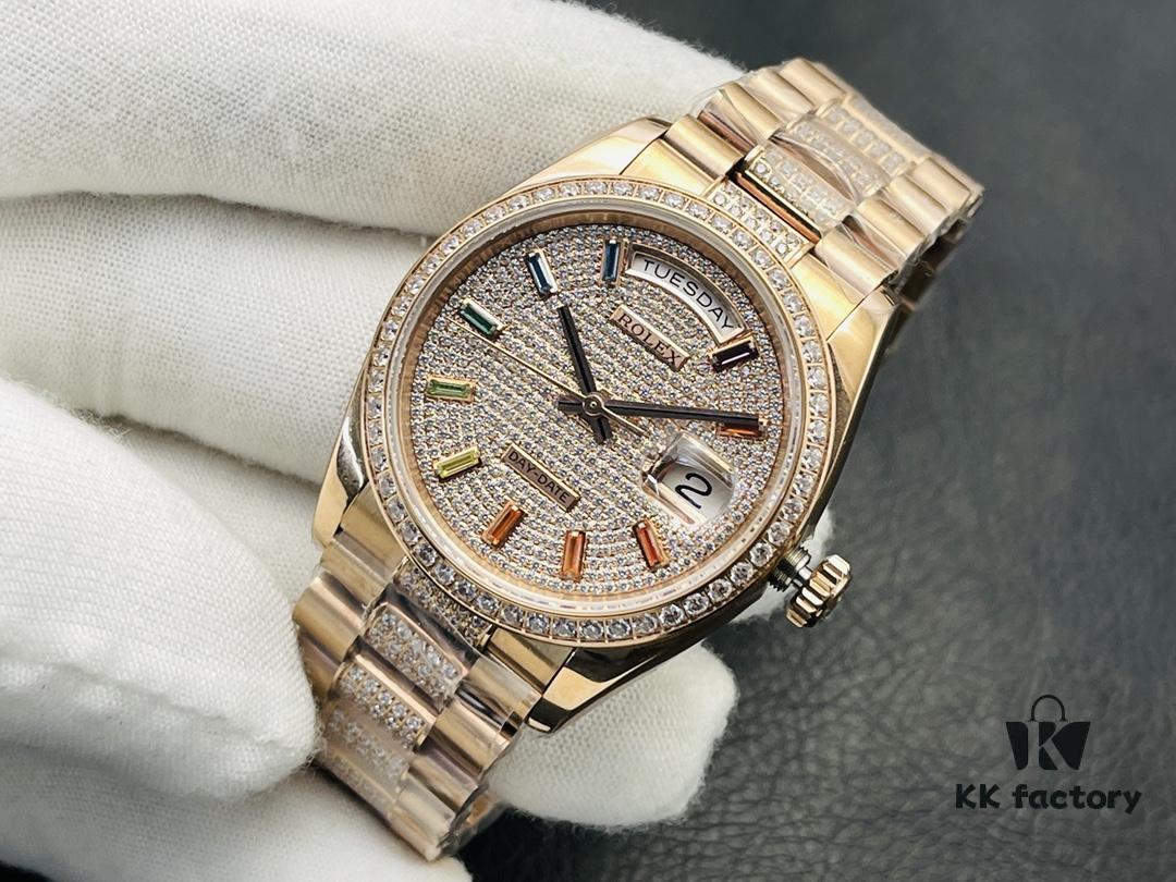 VR Factory 2023 Highly Recommended Newest Style Rainbow Gradient Sapphire Starry Sky Rolex Datejust 36MM Series