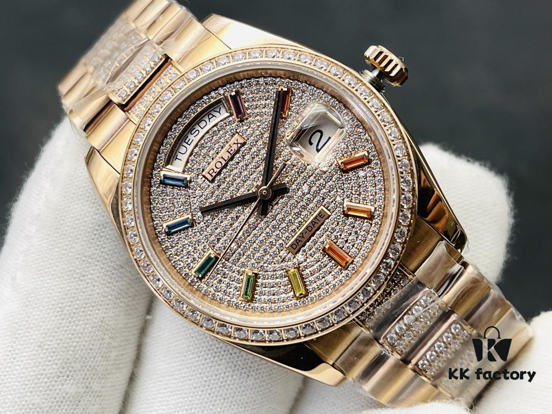 VR Factory 2023 Highly Recommended Newest Style Rainbow Gradient Sapphire Starry Sky Rolex Datejust 36MM Series