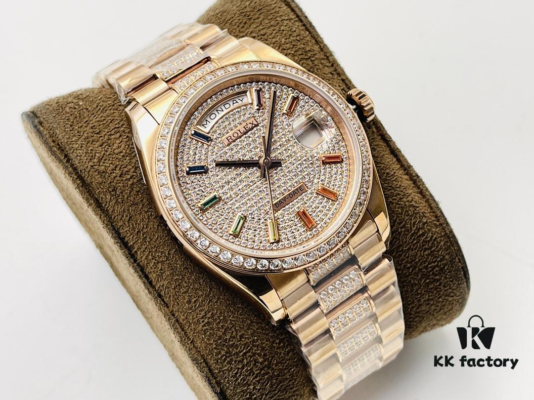 VRS Factory 2023 Highly Recommended Latest Style Rainbow Gradient Sapphire Full Dial Starlight Rolex Datejust 36MM Series