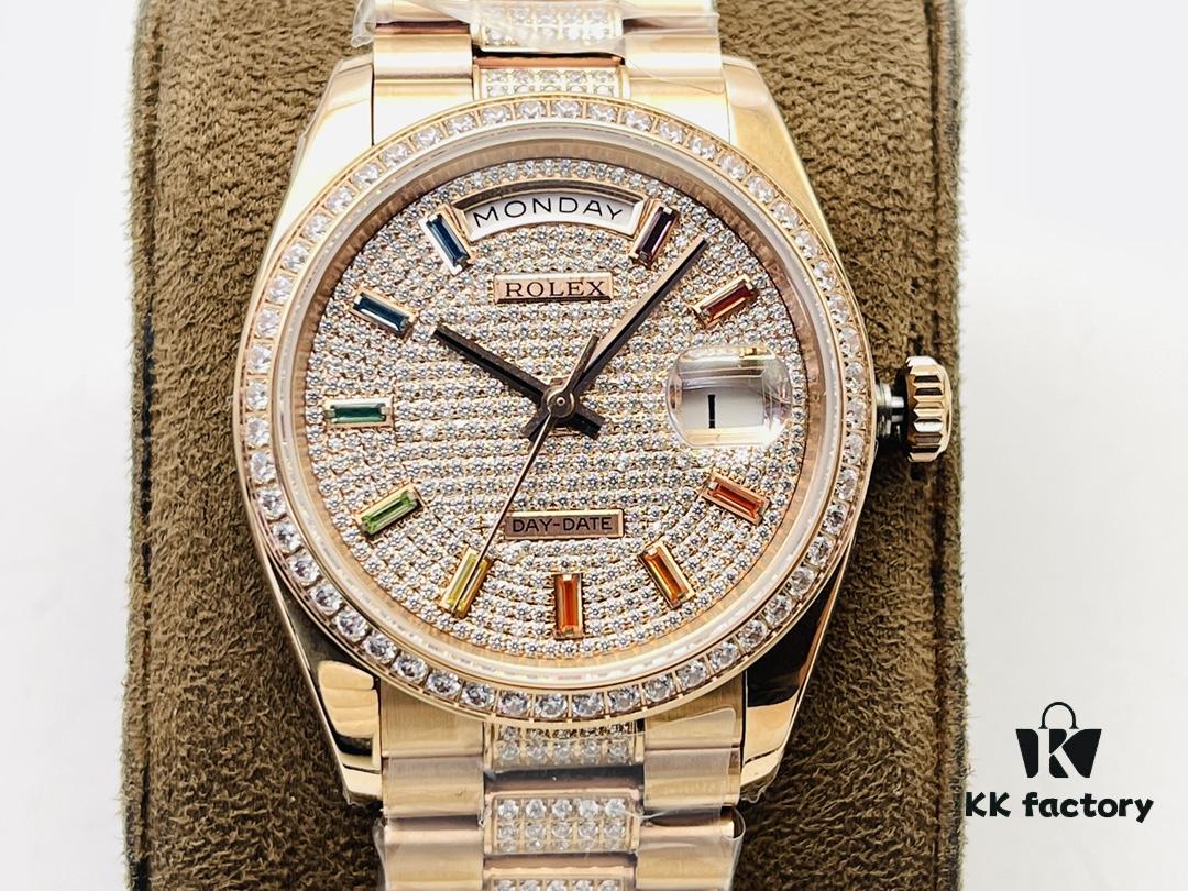 VRS Factory 2023 Highly Recommended Latest Style Rainbow Gradient Sapphire Full Dial Starlight Rolex Datejust 36MM Series