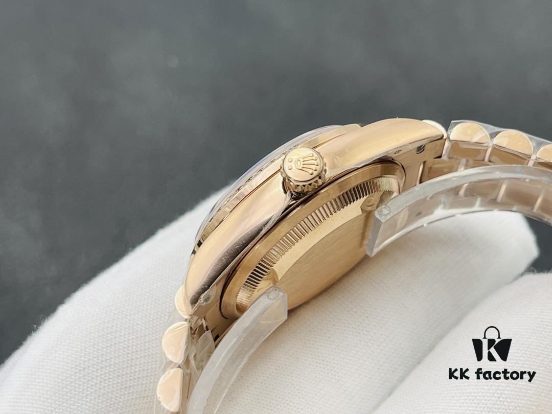 VRS Factory 2021 Highly Recommended Newest Style Rainbow Gradient Sapphire Diamond-Paved Rolex Datejust 36MM