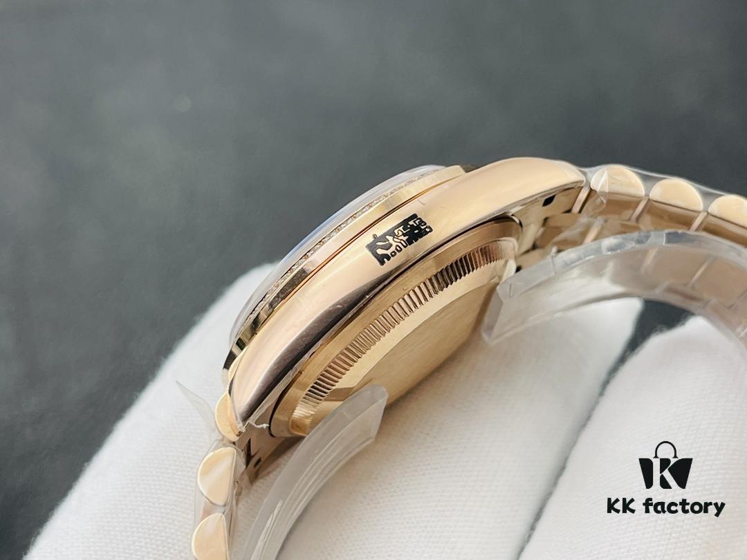 VRS Factory 2021 Highly Recommended Newest Style Rainbow Gradient Sapphire Diamond-Paved Rolex Datejust 36MM