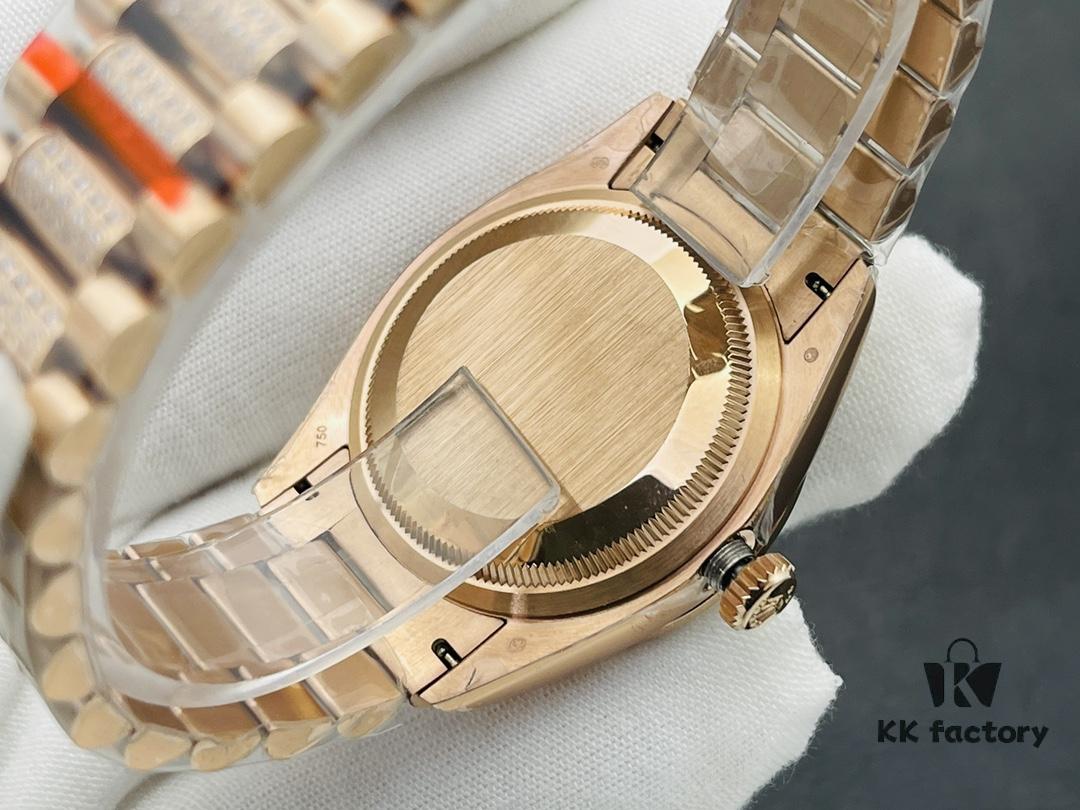 VRS Factory 2021 Highly Recommended Newest Style Rainbow Gradient Sapphire Diamond-Paved Rolex Datejust 36MM