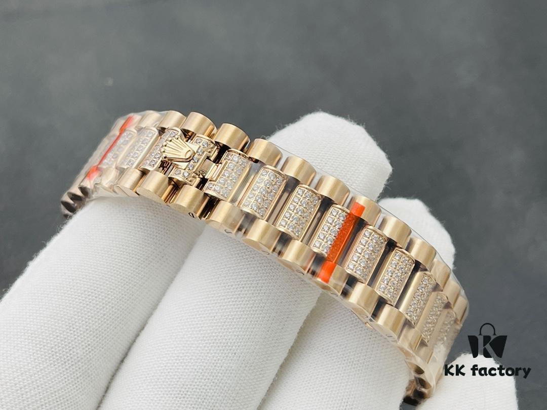 VRS Factory 2021 Highly Recommended Newest Style Rainbow Gradient Sapphire Diamond-Paved Rolex Datejust 36MM