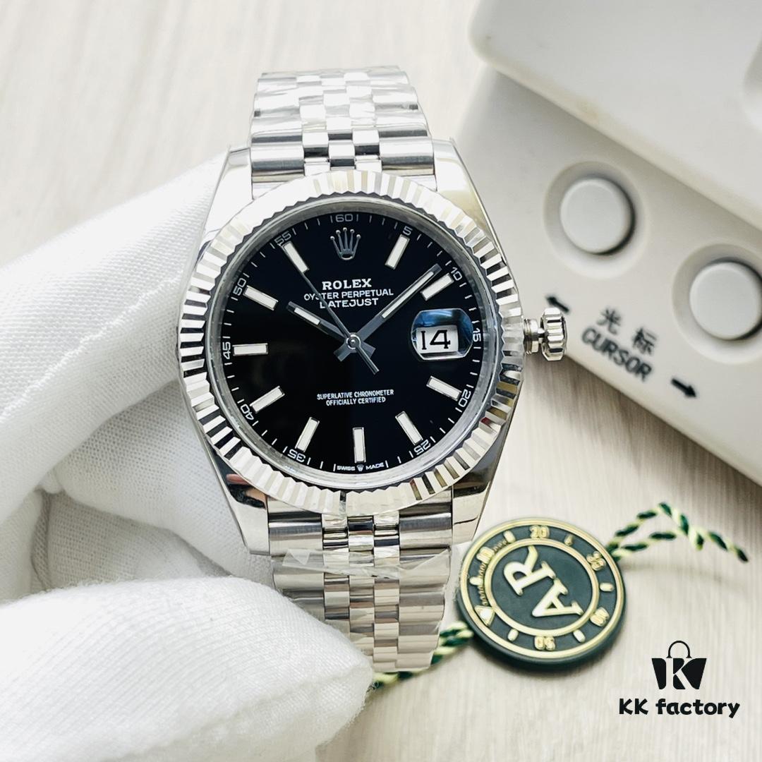 AR Factory 2022 Super New Arrival: Upgraded V5 Version Rolex RO LEX DATEJUST Imported 904L Oyster Perpetual Datejust 41mm Series 126334 Watch!