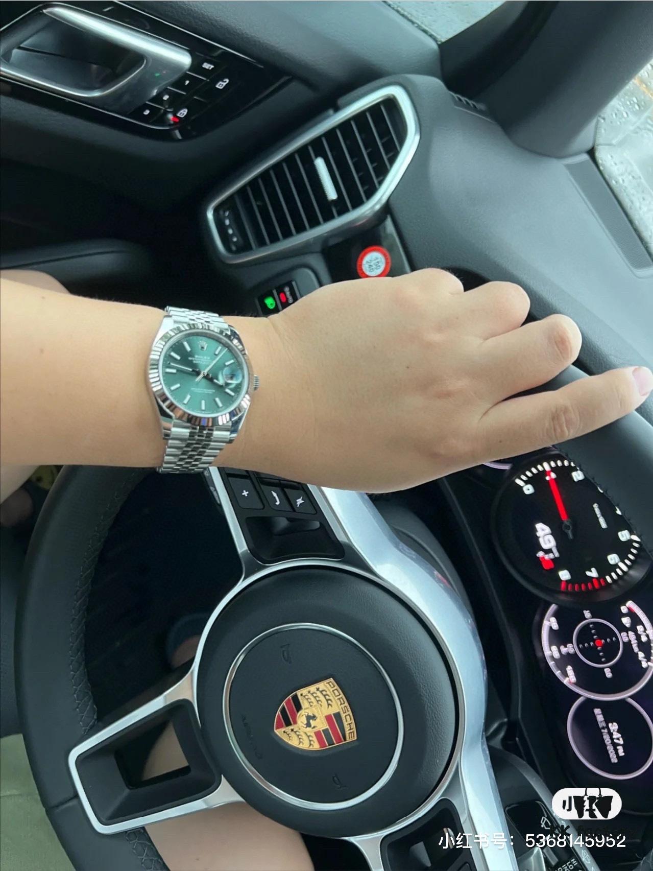 Rolex Datejust 41mm Latest Model 'Mint Green' and 'Checkered Blue' Worn on Wrist!