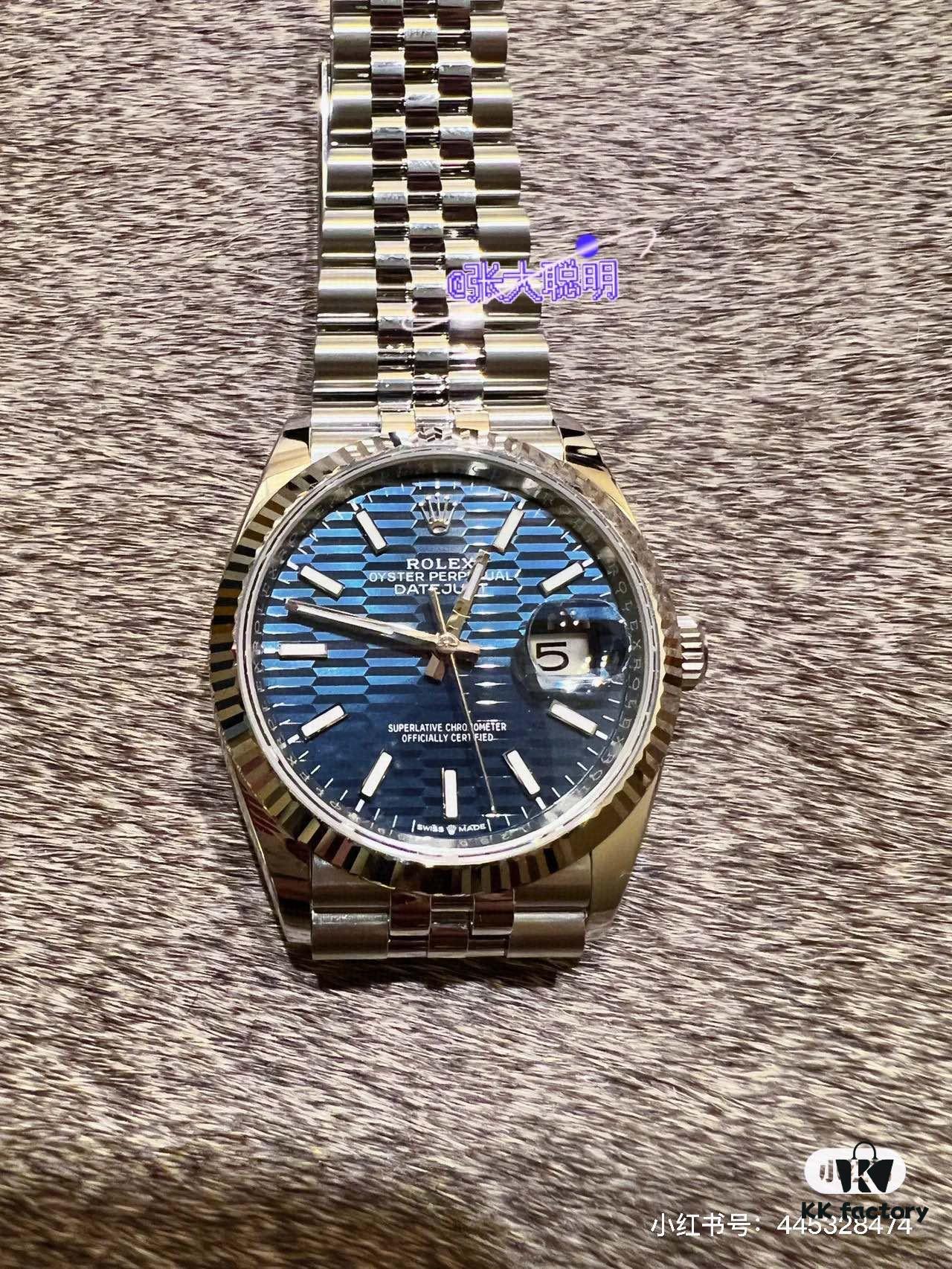 Rolex Datejust 41mm Latest Model 'Mint Green' and 'Checkered Blue' Worn on Wrist!