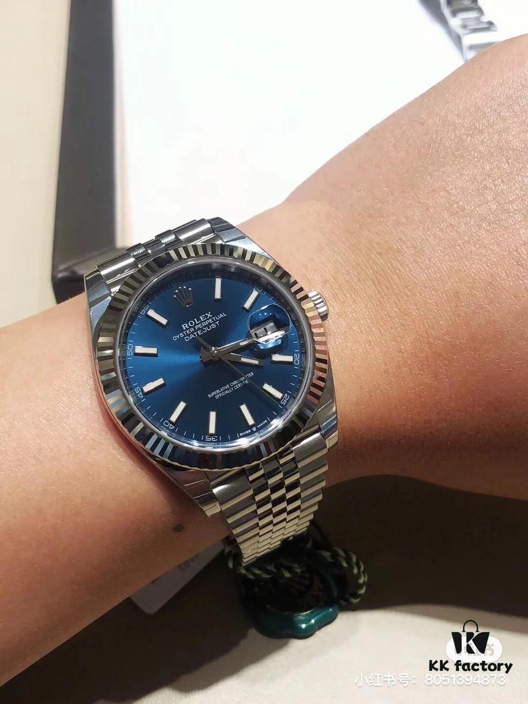 Rolex Datejust 41mm Latest Model 'Mint Green' and 'Checkered Blue' - Wrist Appearance!