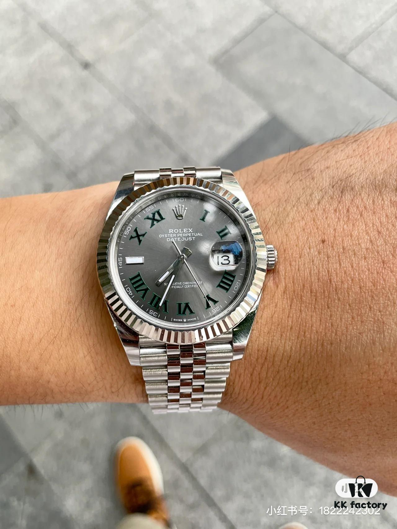 Rolex Datejust 41mm Latest Model 'Mint Green' and 'Checkered Blue' - Wrist Appearance!