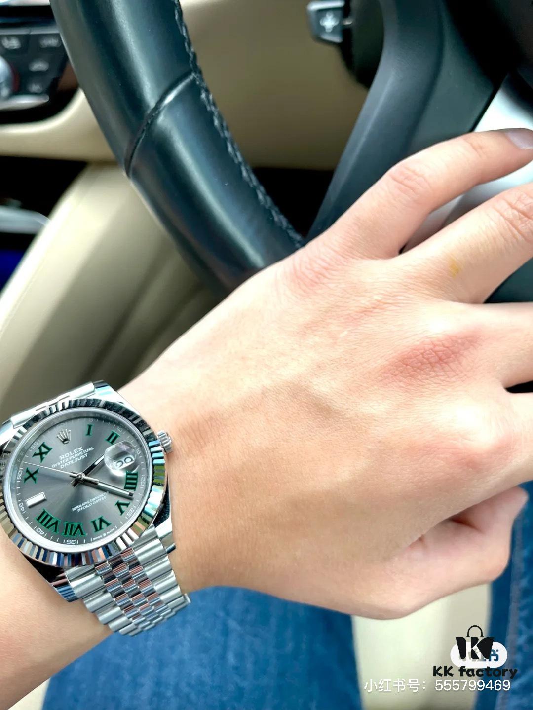 Rolex Datejust 41mm Latest Model 'Mint Green' and 'Checkered Blue' - Wrist Appearance!