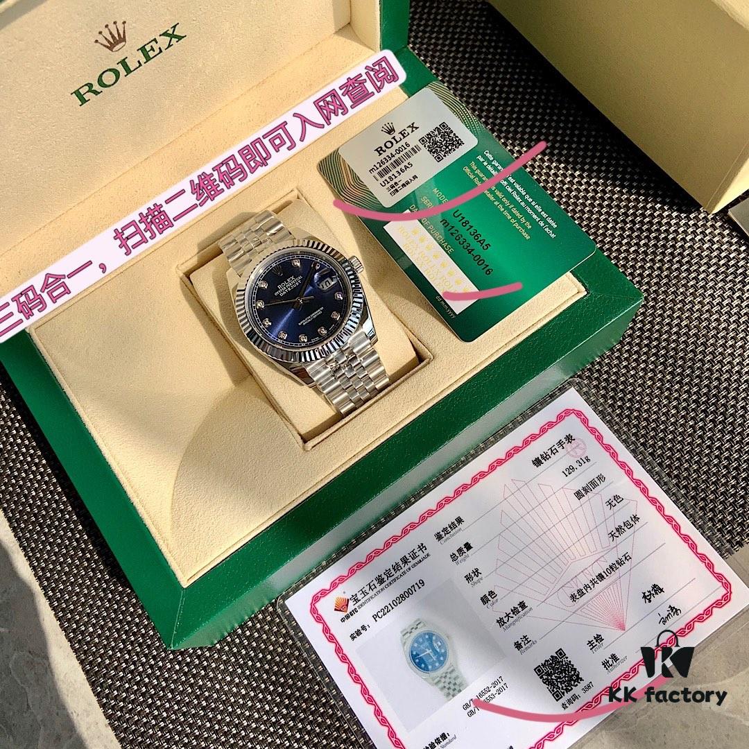 Rolex Datejust 'Latest Version, Genuine Diamond Dial'