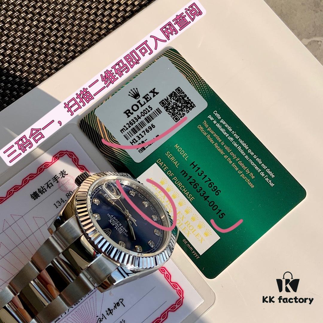 Rolex Datejust 'Latest Version, Genuine Diamond Dial'