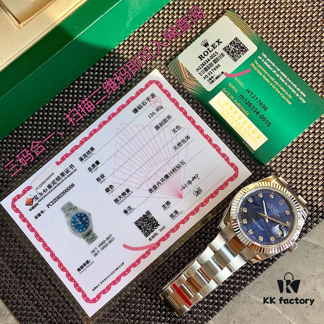 Rolex Datejust 'Latest Version, Genuine Diamond Dial'