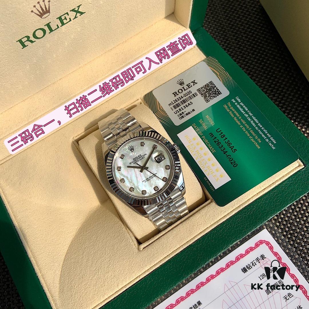 Rolex Datejust 'Latest Version, Genuine Diamond Dial'