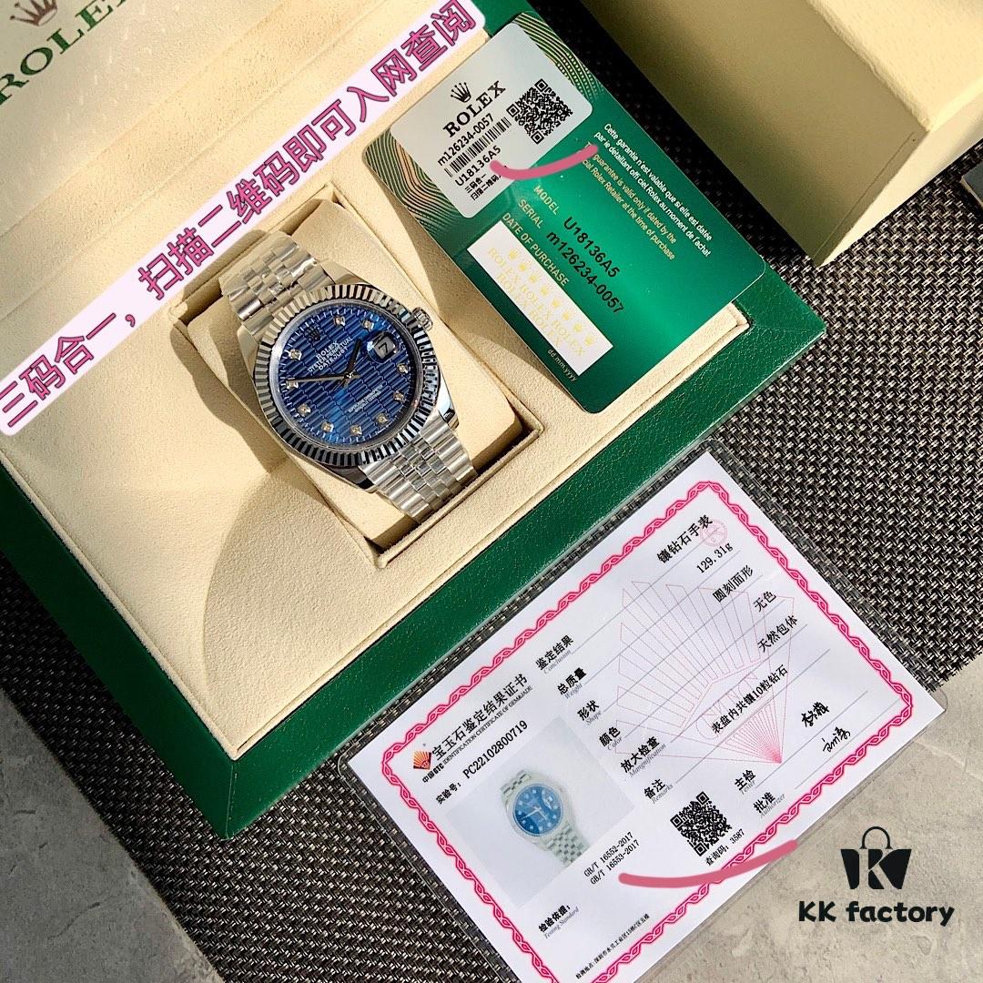 Rolex Datejust 'Latest Version, Genuine Diamond Dial'