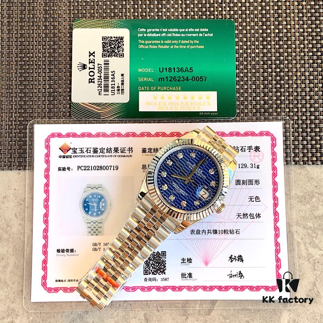 Rolex Datejust 'Latest Version, Genuine Diamond Dial'