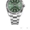 Rolex Datejust 41mm, Thickness 11.7mm, Green Dial, Official Website Image!