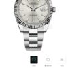 Rolex Datejust 41mm, 11.7mm Thick, Silver White Dial, Official Website Image!