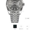 Rolex Datejust 41mm, 11.7mm Thickness, Gray Dial, Official Website Image!