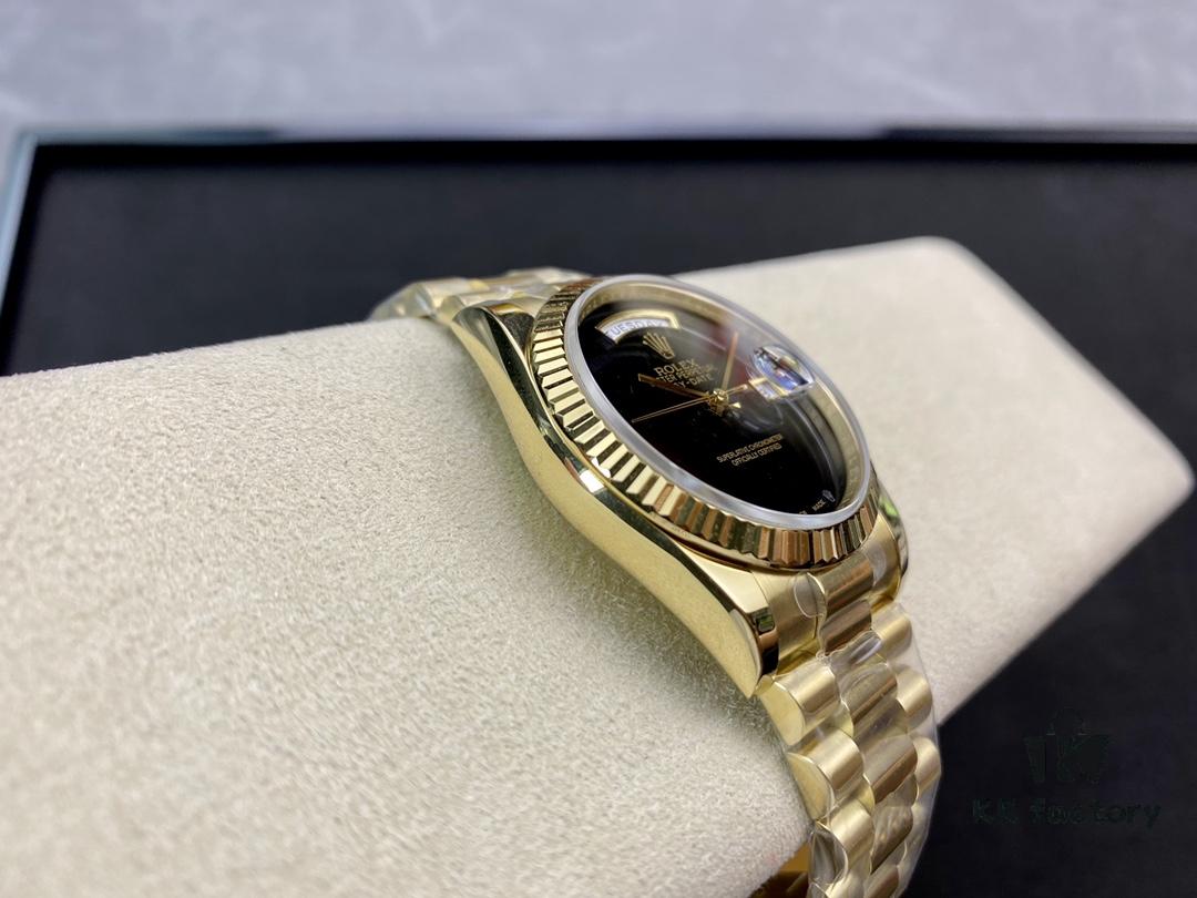 Rare BP Rolex Day-Date Dual Calendar 36mm with 2836 Movement and Oyster Steel Bracelet, Genuine Mold