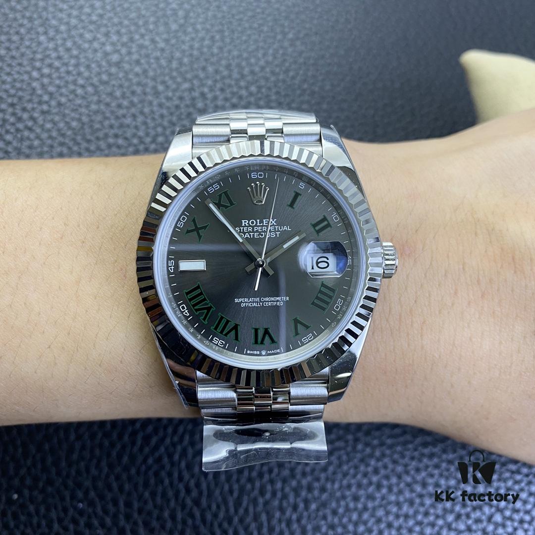 Clean Factory / C Factory New Rolex Datejust Series m126334-022 Green Luo