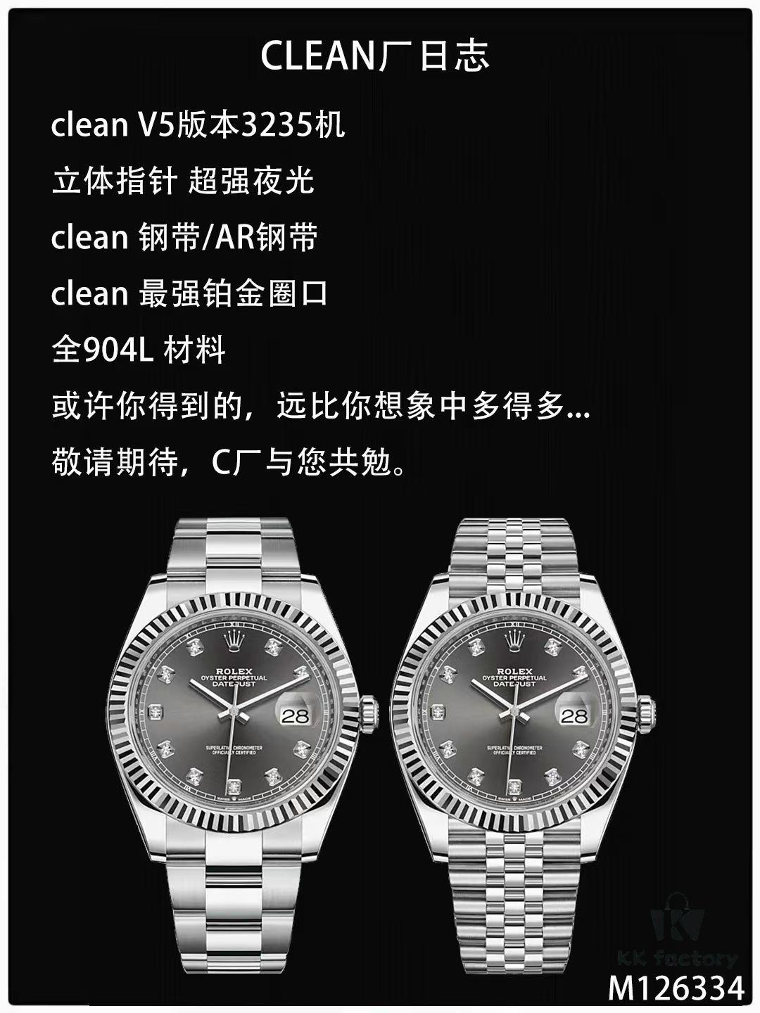 Clean Factory / C Factory Launches Powerful New Rolex 41mm Datejust Series