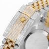MS Factory Rolex Datejust 1263341-0018 Full-Pave Diamond Wristwatch – 904L Steel Special Edition with Micropaved Crystals