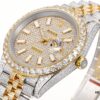 MS Factory Rolex Datejust 1263341-0018 Full Diamond Set Watch – 904L Steel with Paved Diamonds Special Edition