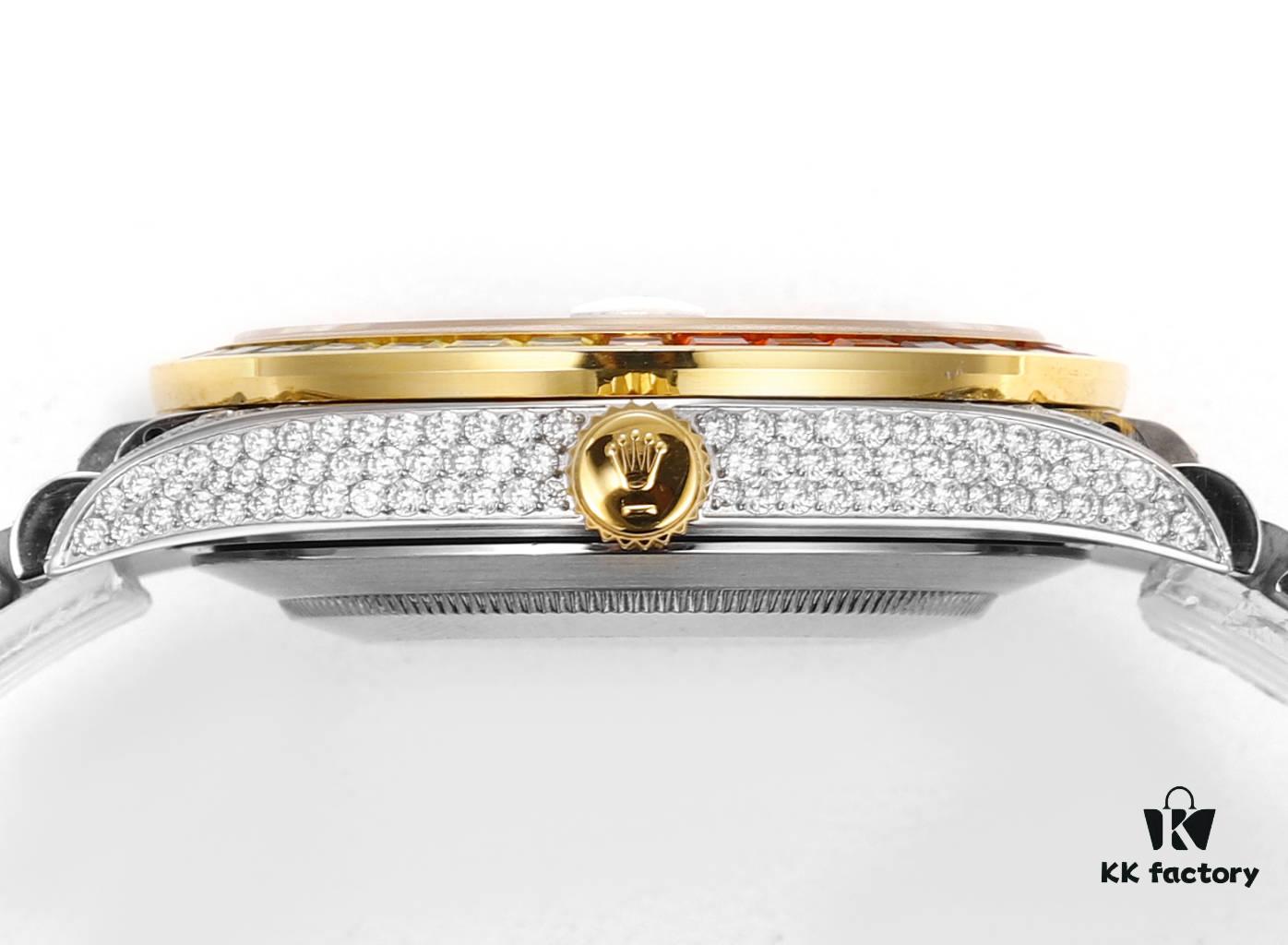 MS Factory Rolex Datejust 1263341-0018 Full Diamond-Paved Watch – 904L Steel Special Edition with Micropaved Crystals