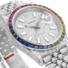 MS Factory Rolex Datejust 1263341-0018 Fully Set with Diamond Bezel – 904L Steel Special Full-Pavé Luxury Edition