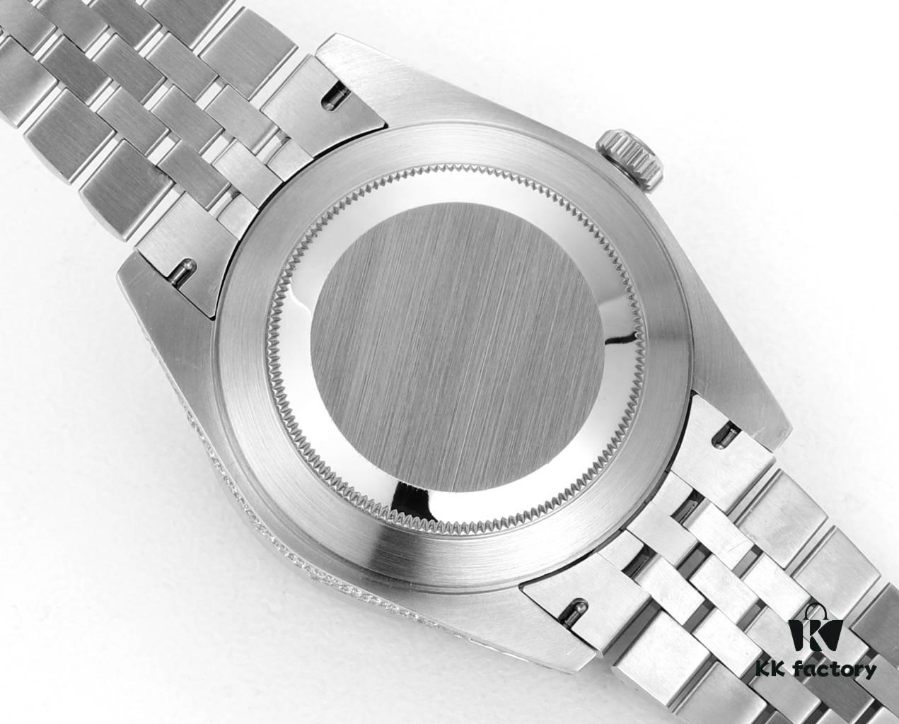 MS Factory Rolex Datejust 1263341-0018 Fully Set with Diamond Bezel – 904L Steel Special Full-Pavé Luxury Edition