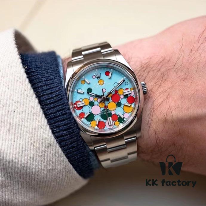 The Ultimate Replica! Official Soft Film Packaging - N+AR 2023 New Oyster Perpetual Series 126000, 124300 Balloon Edition, 36mm & 41mm Available