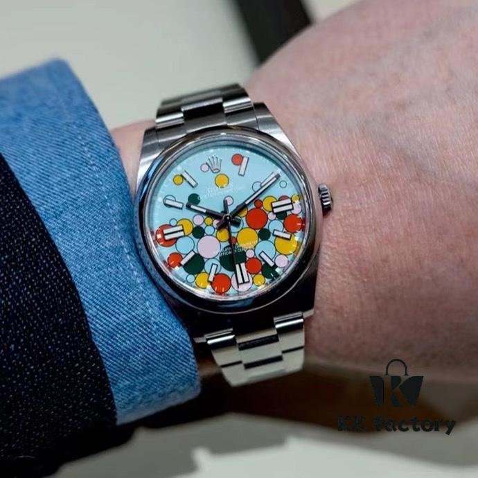 The Ultimate Replica! Official Soft Film Packaging - N+AR 2023 New Oyster Perpetual Series 126000, 124300 Balloon Edition, 36mm & 41mm Available