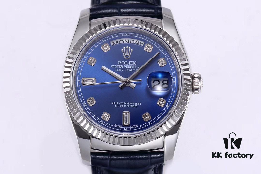 520 Special Launch: The Blue Balloon of Rolex! Strap Version Weighted DD Unisex Size 36mm [V3 Factory-Upgraded Edition] In Stock! The Most Classic Series from Rolex, Nothing Else But the DD! Rolex Day-Date Series 118135/118138/118139 [All Colors Available]!