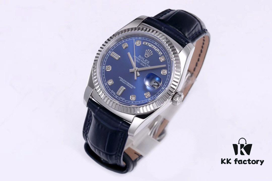 520 Special Launch: The Blue Balloon of Rolex! Strap Version Weighted DD Unisex Size 36mm [V3 Factory-Upgraded Edition] In Stock! The Most Classic Series from Rolex, Nothing Else But the DD! Rolex Day-Date Series 118135/118138/118139 [All Colors Available]!