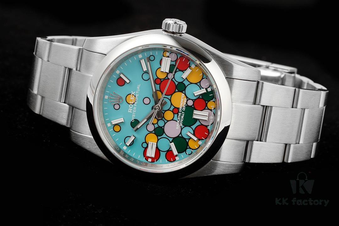 2023 New Arrival Oyster Perpetual Series 126000, 124300 Balloon Edition Top-Tier Quality 36.41mm