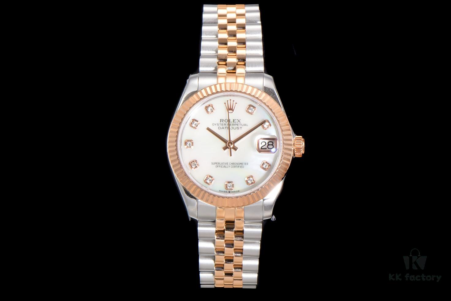 N2 Premium 【Affordable Price】 Oyster Perpetual Datejust 31 Series with Exclusive Classic Diamond Bezel