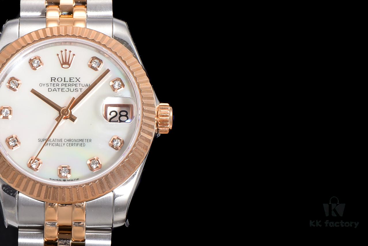 N2 Premium 【Affordable Price】 Oyster Perpetual Datejust 31 Series with Exclusive Classic Diamond Bezel