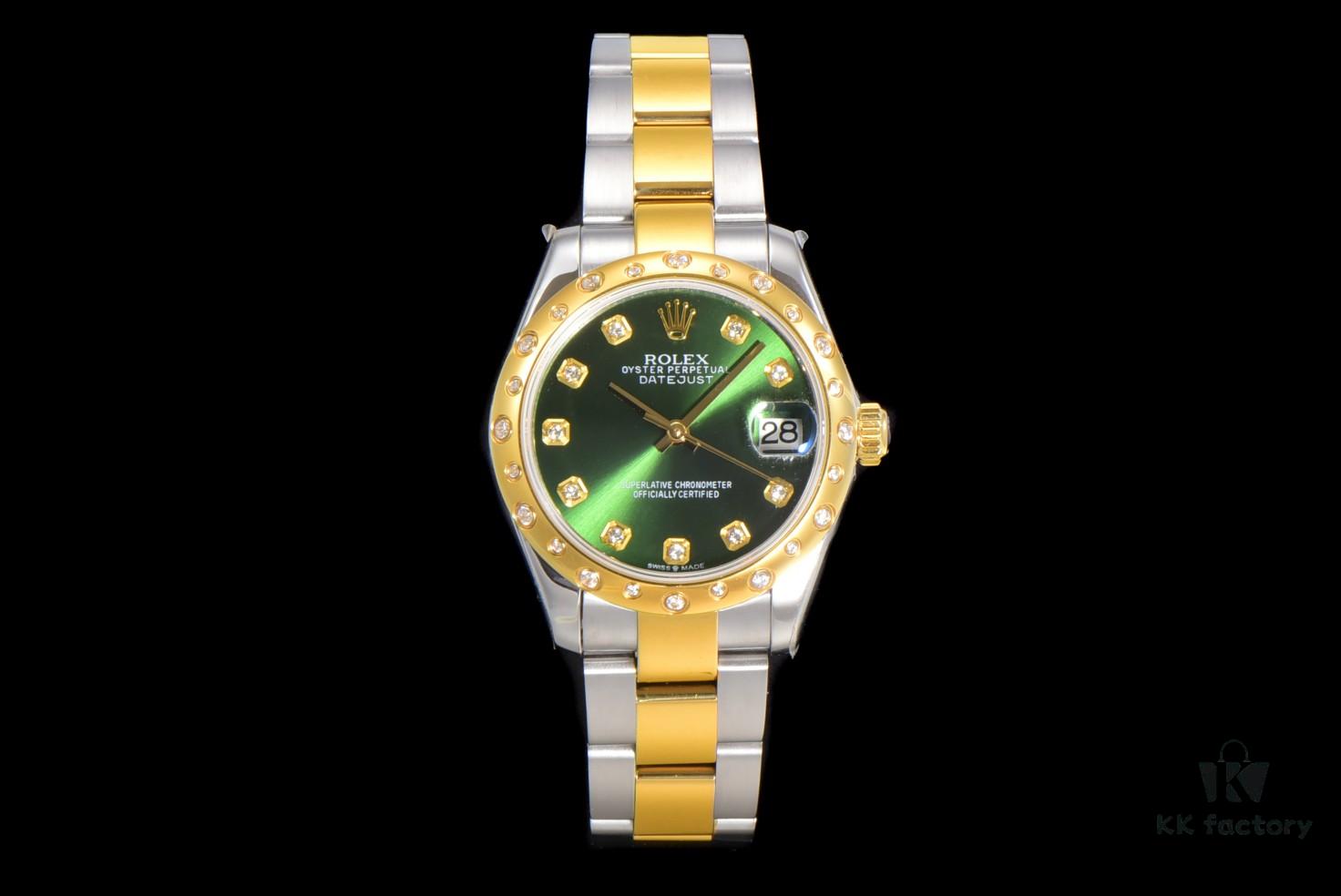 N2 Premium [Affordable Price] Oyster Perpetual Datejust 31 Series with Exclusive Classic Diamond Bezel