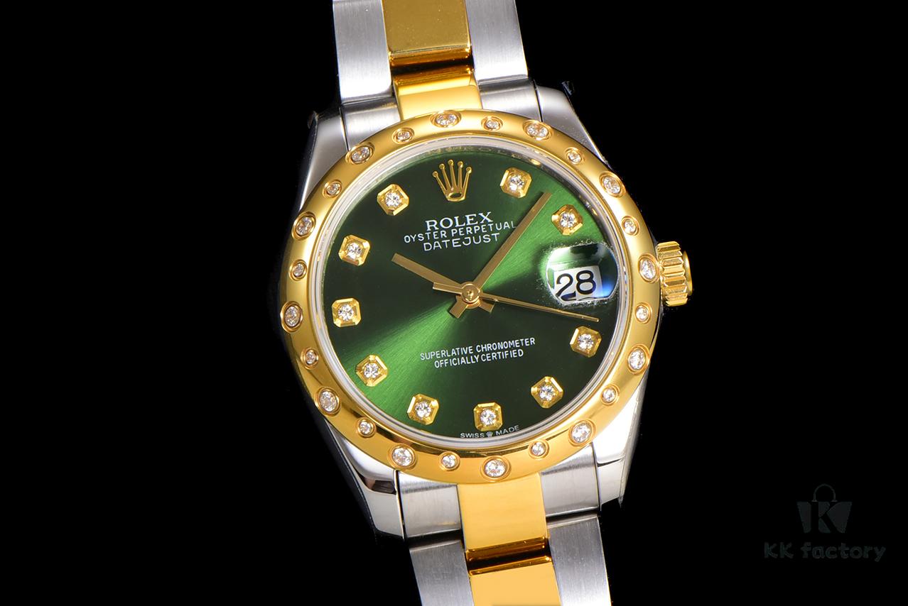 N2 Premium [Affordable Price] Oyster Perpetual Datejust 31 Series with Exclusive Classic Diamond Bezel