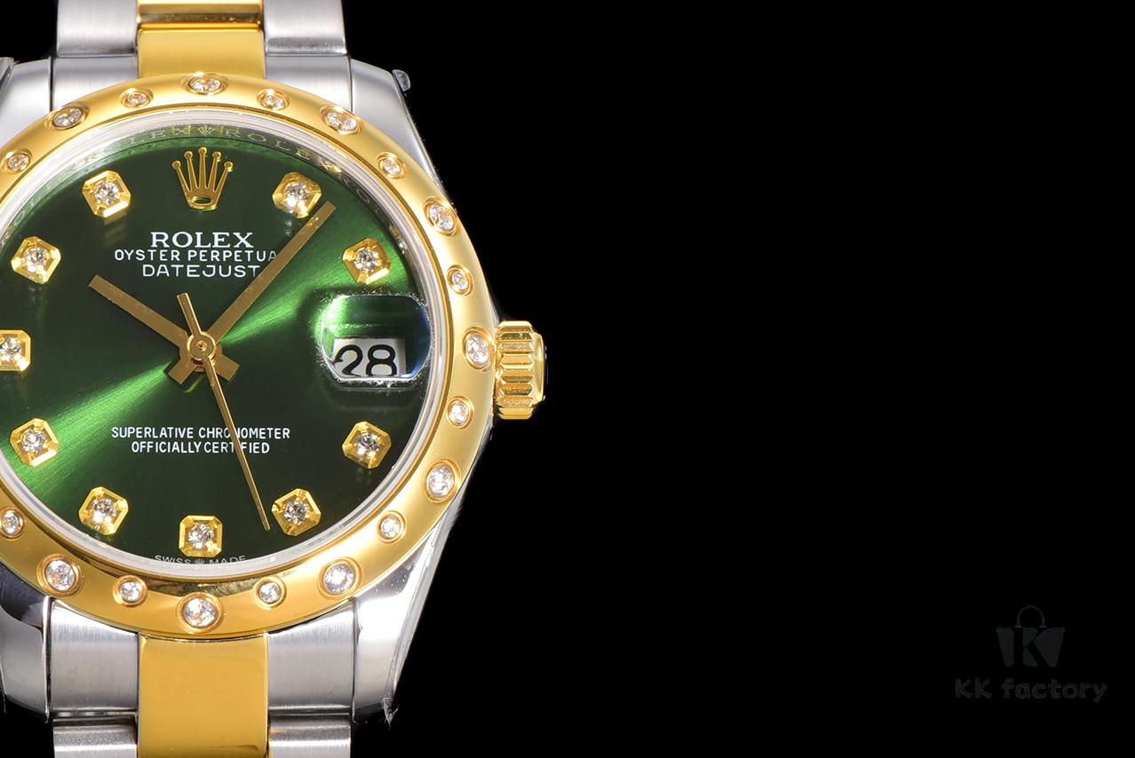 N2 Premium [Affordable Price] Oyster Perpetual Datejust 31 Series with Exclusive Classic Diamond Bezel