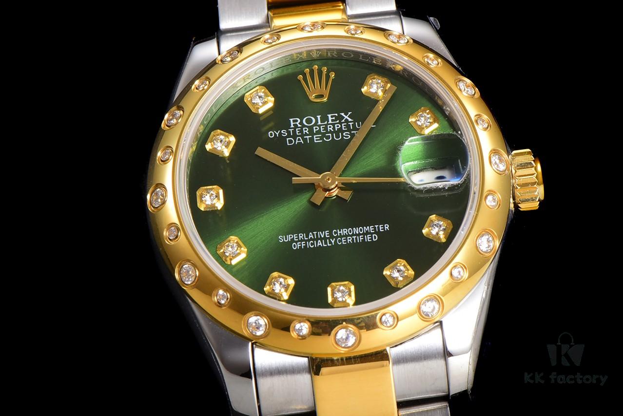 N2 Premium [Affordable Price] Oyster Perpetual Datejust 31 Series with Exclusive Classic Diamond Bezel