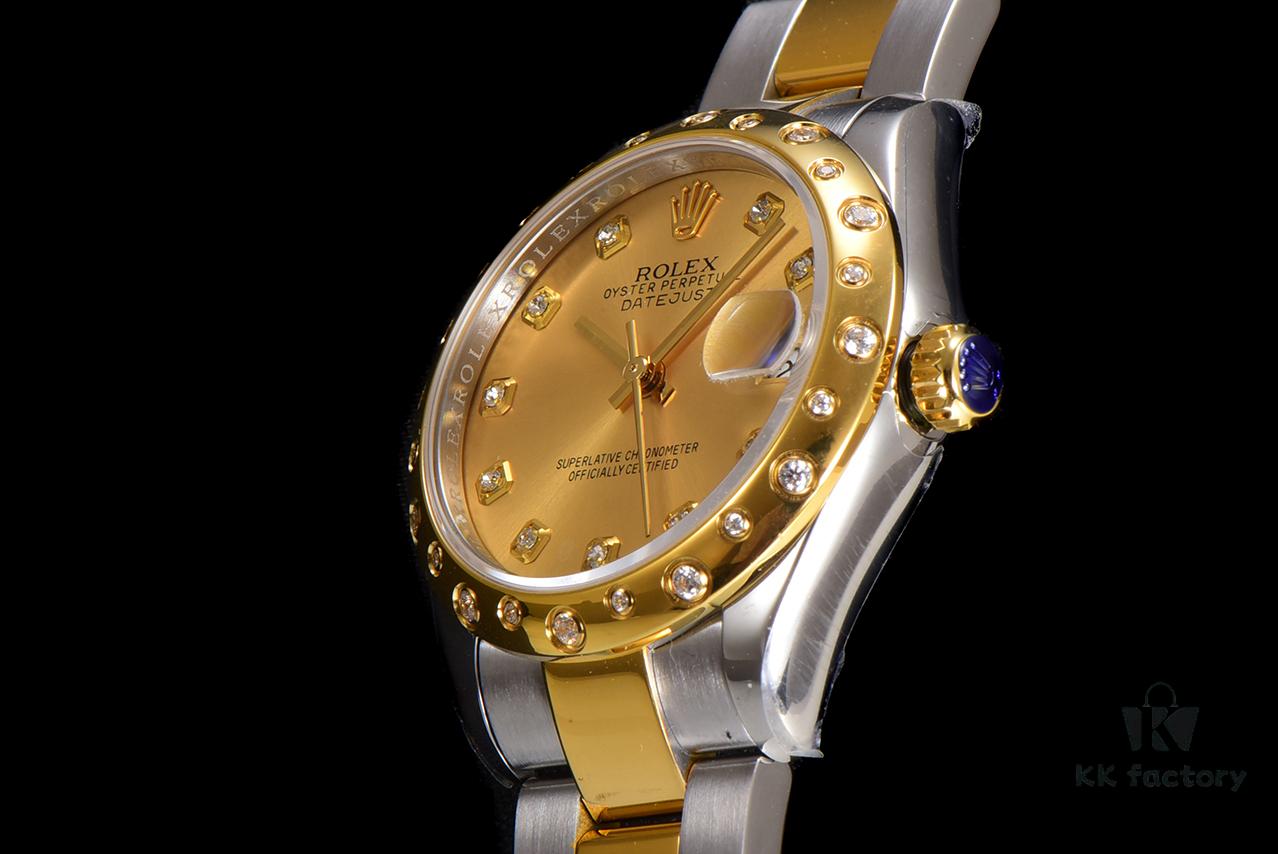 N2 Premium [Affordable Price] Oyster Perpetual Datejust 31 Series with Exclusive Classic Full Diamond Bezel