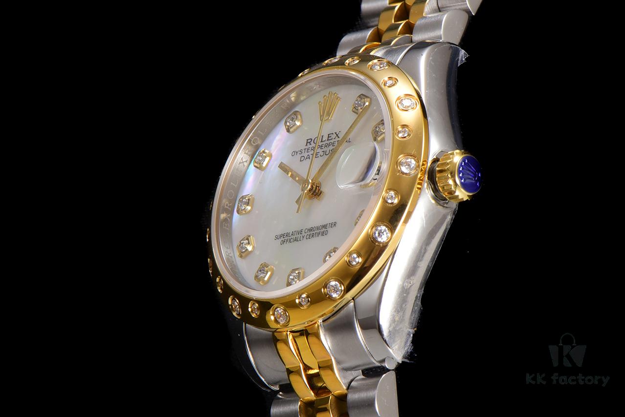 N2 Premium 【Affordable Price】 Oyster Perpetual Datejust 31 Series with Exclusive Classic Full Diamond Bezel