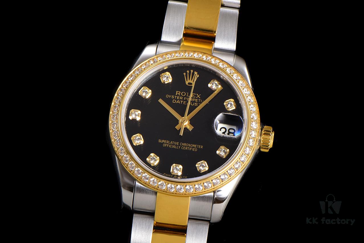 N2 Premium [Affordable Price] Oyster Perpetual Datejust 31 Series with Exclusive Classic Diamond Bezel