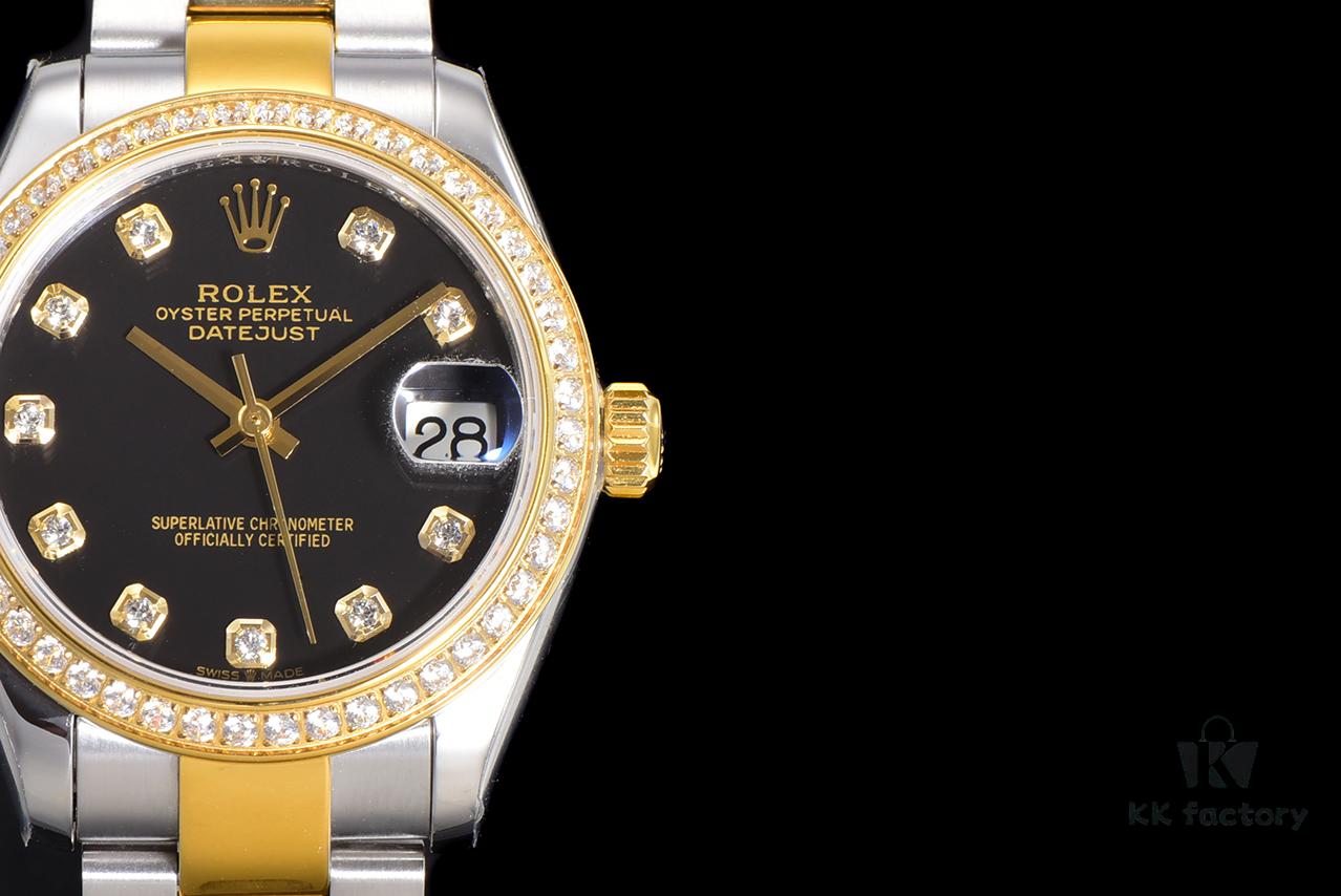 N2 Premium [Affordable Price] Oyster Perpetual Datejust 31 Series with Exclusive Classic Diamond Bezel